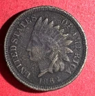 1862 US Copper Nickel Indian Head Cent! VF Details! Civil War Days!