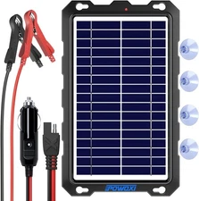 Portable 7.5W Solar Charger with Smart Controller - Versatile for All Vehicles