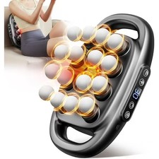 Pistola Masaje Muscular 16 Cabezales Masajeador El ctrico Espalda Cuello LED Pro