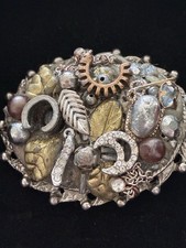 Homemade Brooch Based On Miriam Haskell’s Designs