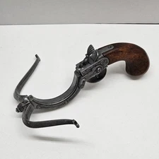 Vintage Pistol Crossbow Wood / Metal Pistol Grip Crossbow