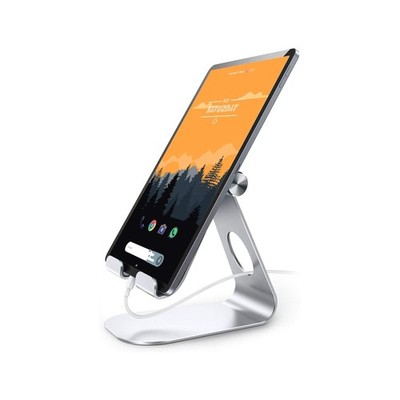 Terratec iTab-M silber Smartphone & Tablet Multiwinkel-Ständer aus Aluminium