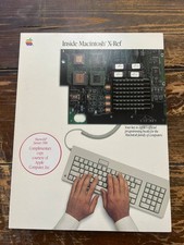 Inside Macintosh X-Ref 1988 Vintage Apple Programming Book Signed As-Is