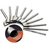 Odowalker 7 Pcs Half Round Leather Punches, Strap End Punches Leather Tools A...