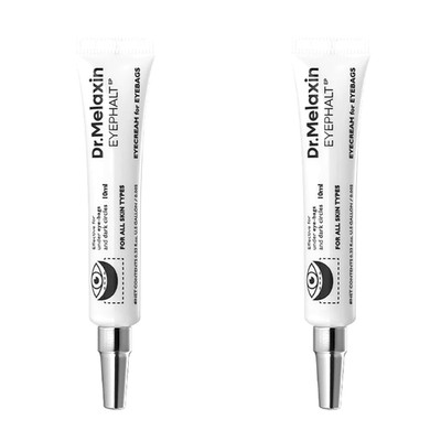 DR. MELAXIN EYEPHALT EYEBAG CREAM - 10ML/G EACH. 2 Pack