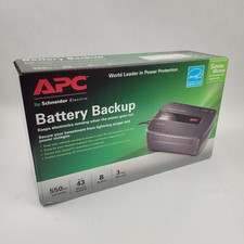 APC Back-UPS 550 BE550G 8-Outlet Battery Back Up Surge Protector - NEW