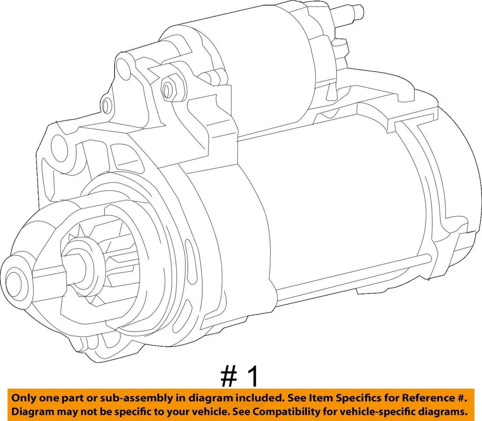 Ram Promaster 3500 2022-2022 motor de arranque de coche solenoide OEM YBPN2 Foto 4 de 4