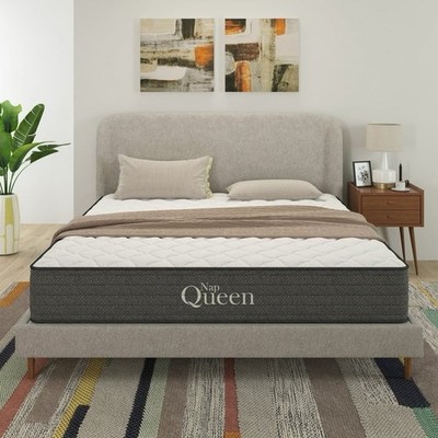 Nap Queen Queen Mattress Pocket Coil Cooling Gel Medium Firm Ventilated