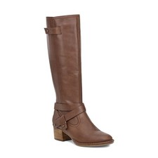 Ugg Bandara Tall Boot Womens Size 11 Pine Wood Leather Riding New With Box