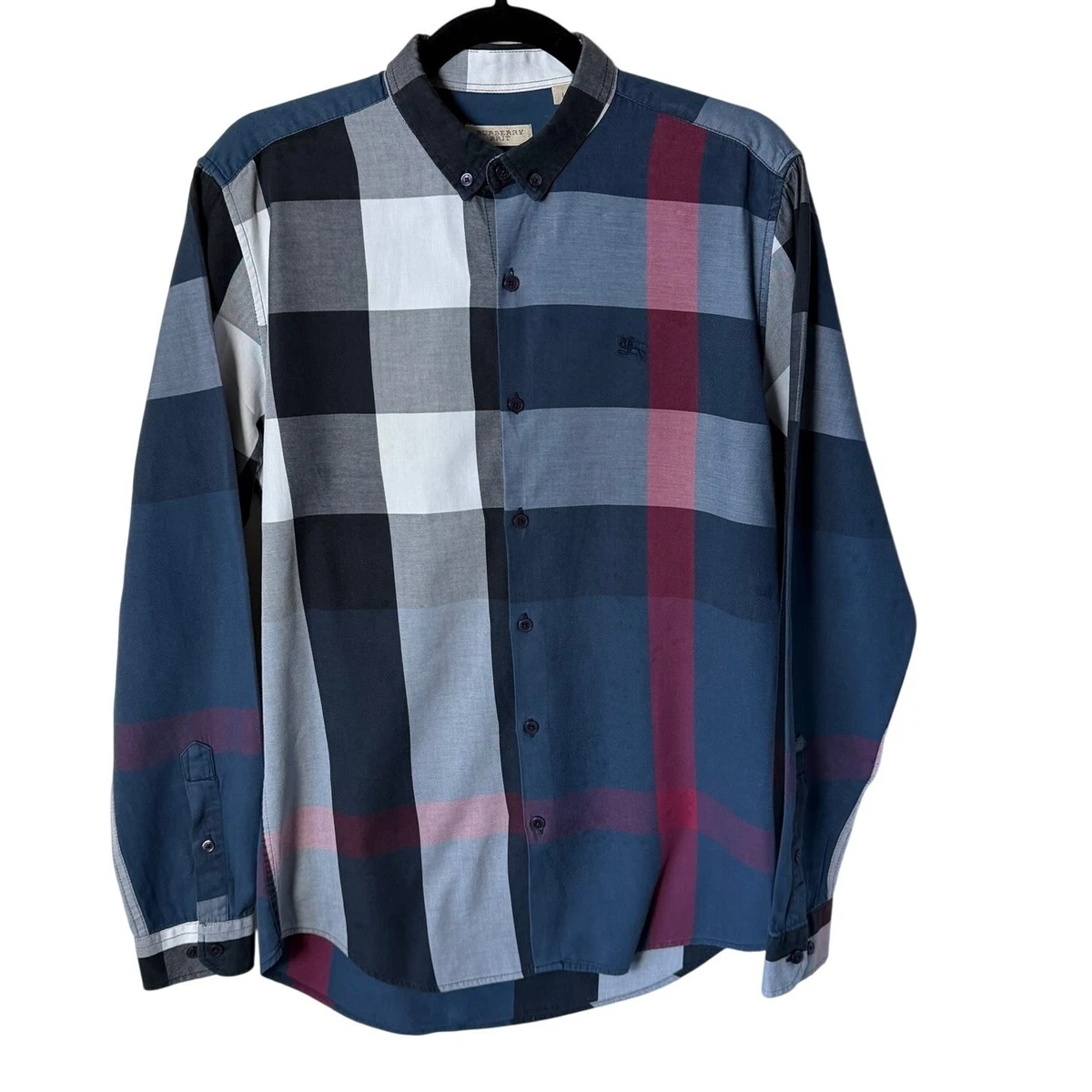 burberry men's blue dress shirt Button-Down Shirts for Men for sale Upgrade your wardrobe with