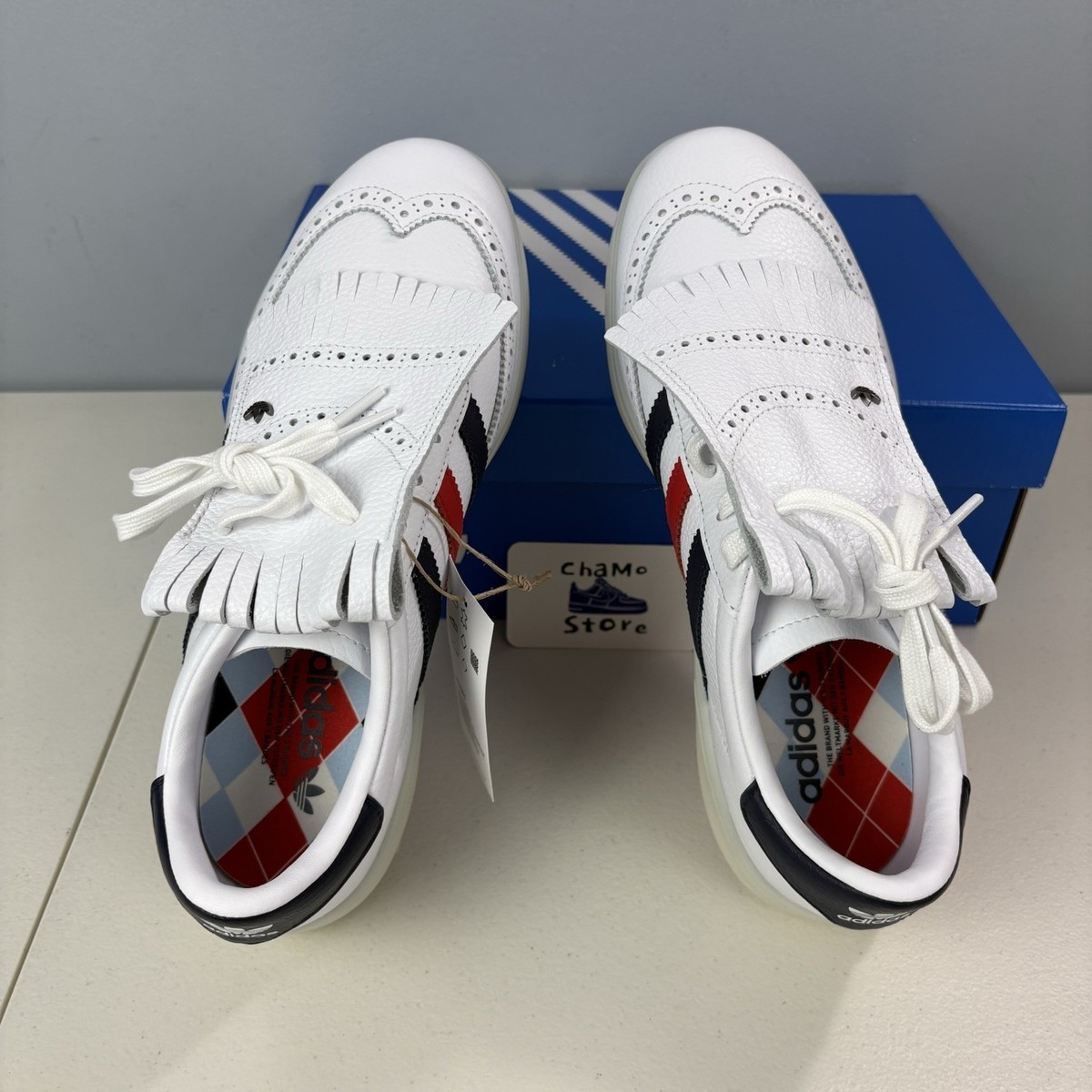Adidas Originals Coursecup Spikeless Golf Shoes White Men\'s Size 12 IH2266 NWOB adidas Originals Coursecup Spikeless Golf shoes IH2266 White  main image 4