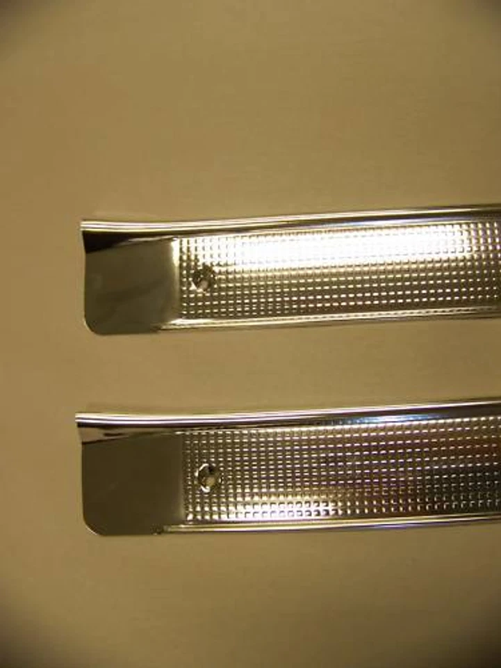NUEVO 1971-1976 Cadillac 2 puertas placas de desgaste placas de umbral con etiquetas remachadas - par Foto 3 de 3