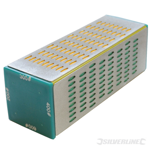 DIAMOND SHARPENING BLOCK 160x55mm 200-600 GRIT HAND TOOLS (374894)