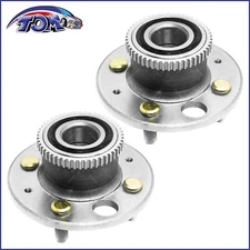  Rear Wheel Bearing & Hub Pair Fits 1990-2000 Honda Civic Acura Integra EL w/ABS
