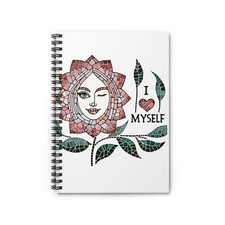 I Love Myself Spiral Notebook - Ruled Line
