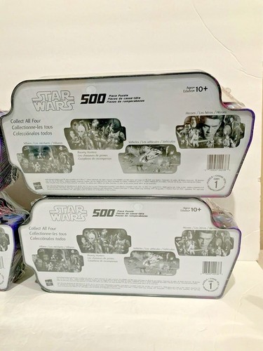 Puzzle 500 pezzi Star Wars 2002 set completo di 4 sigillati in plastica originale - Foto 6 di 9