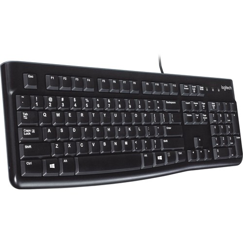 Logitech USB Keyboard - K120 Full-size Wired Membrane Keyboard - Picture 2 of 9