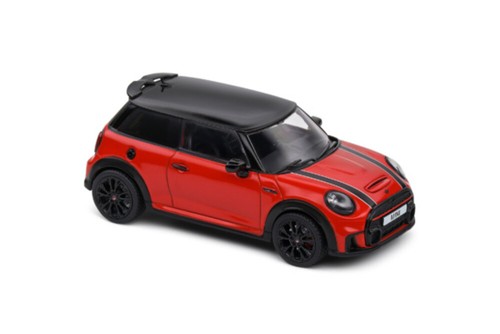Mini John Cooper Works 2023 Rosso Modellino Auto 1:43 Solido - Foto 8 di 10