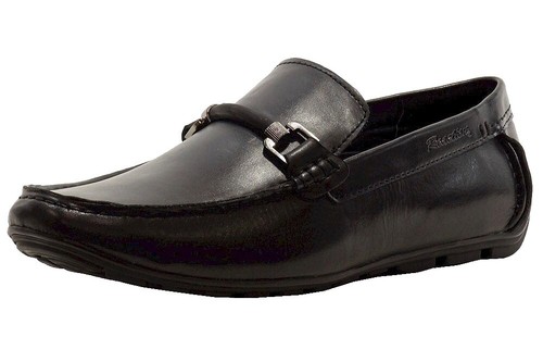 Kenneth Cole NY Black Leather Monk Strap Loafer Men display picture 1