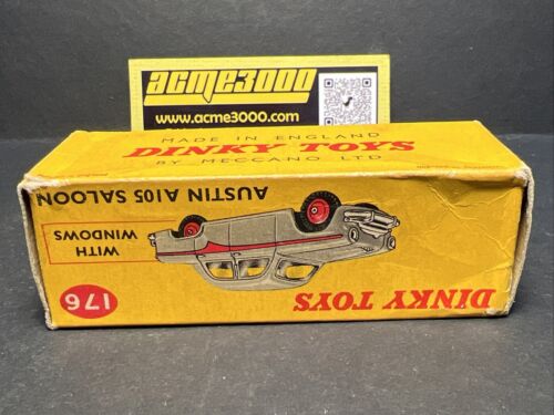 1958-63 Dinky Toys - 176 AUSTIN A105 SALOON - Blue/Grey - Original Box - Picture 14 of 19