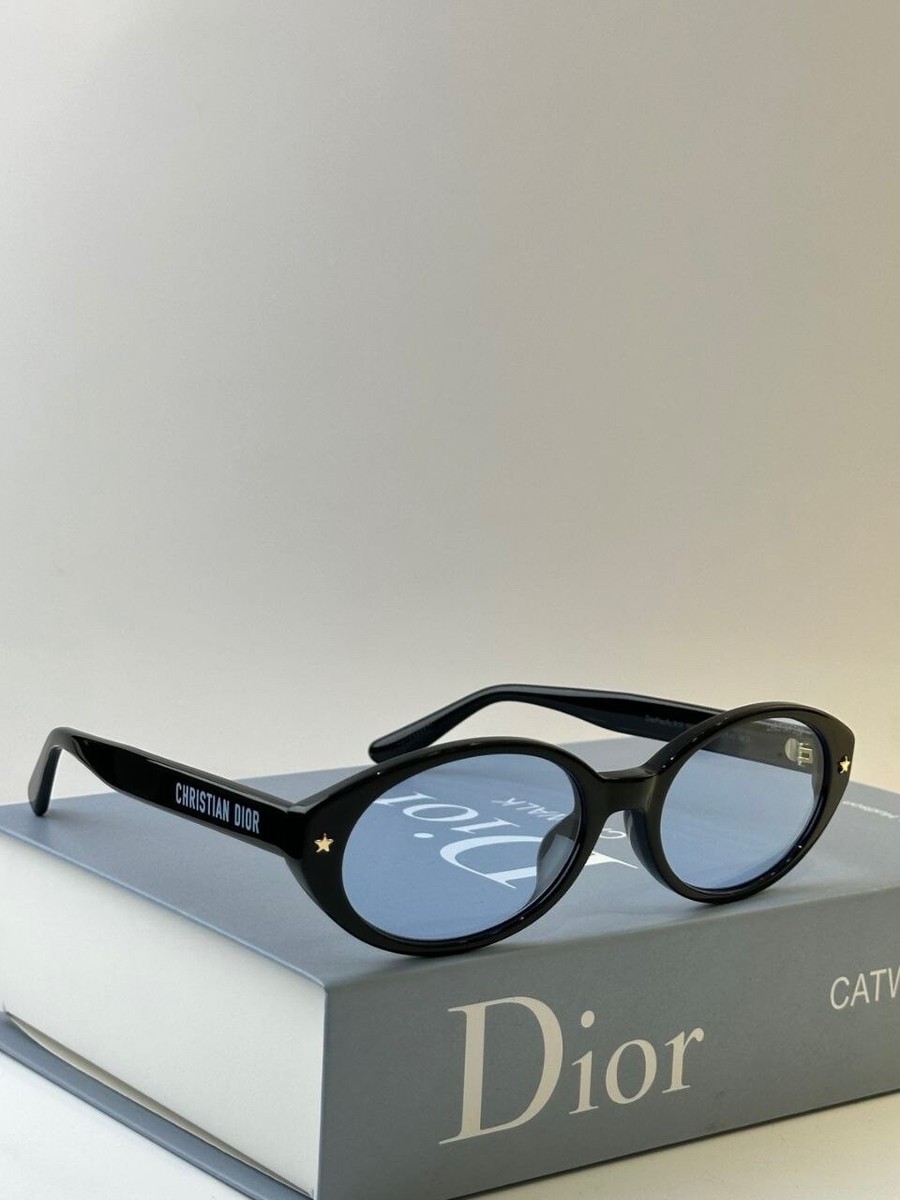 クリスチャンディオール　キャットアイ サングラス ネイビー Stylish Christian Dior Cat-Eye Sunglasses -Blue Gradient