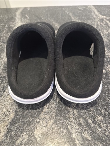 Nike Burrow Black White Slippers Slides Mules Clogs Men’s 7 Women’s 8-8.5 - 第 4/9 張圖片