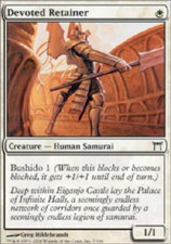 4 Devoted Retainer - LP - Champions of Kamigawa - FAST SHIPPING x4 4x