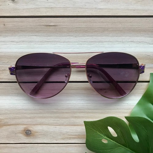 Women's Art Deco Aviator Sunglasses with UV 400 Lens - Picture 12 of 25