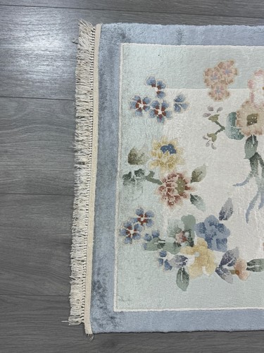China Seide Perserteppich 92 cm x 61 cm gereinigt/washed guter Zustand 10378 - Bild 4 von 21