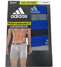 adidas Men's Performance Boxer 290987 Brief Underwear 3-Pack , Small