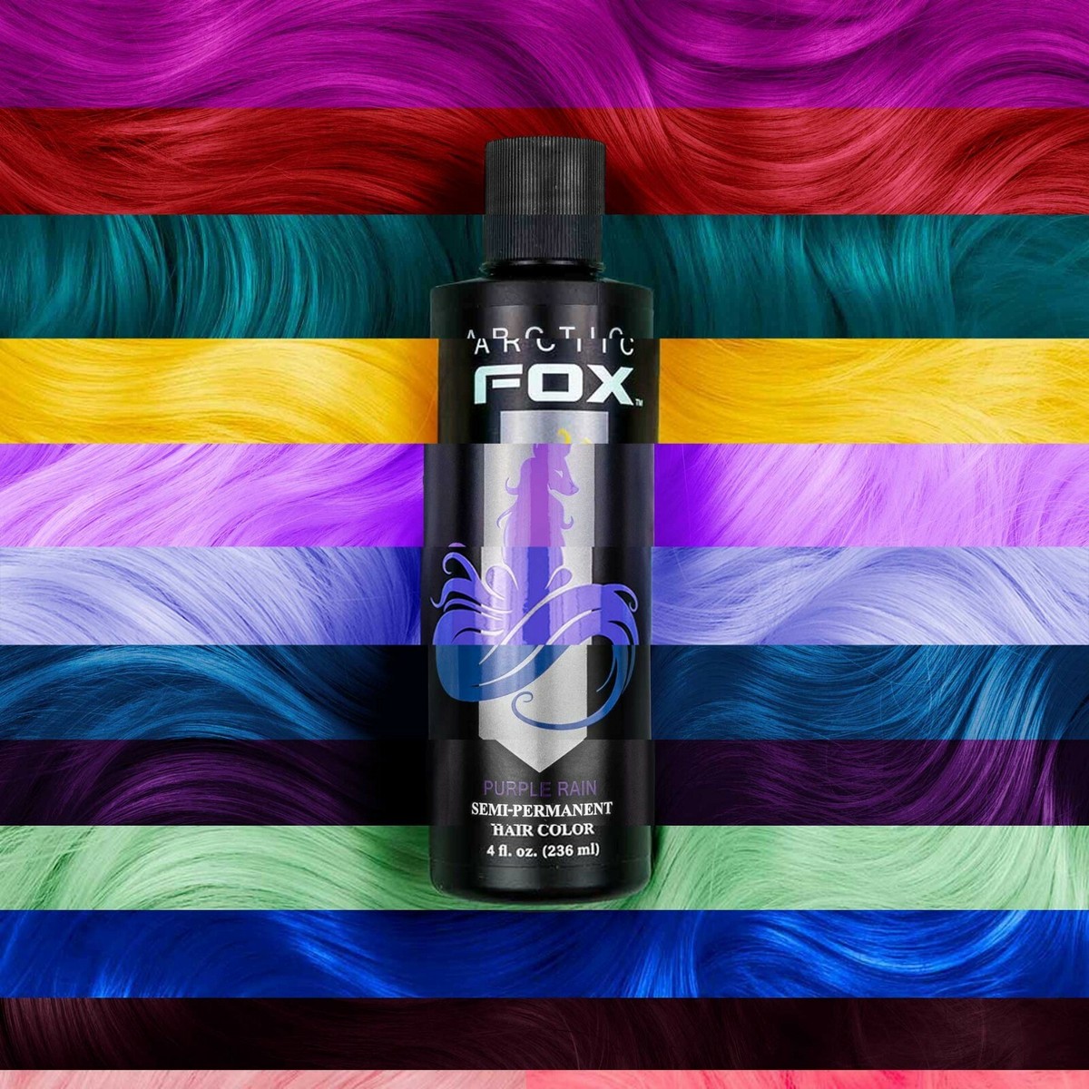 ARCTIC FOX Semi-Permanent Hair Color Dye, 100% Vegan & Cruelty