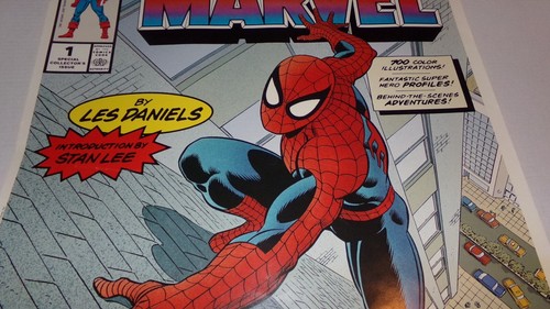 1991 STAN LEE LES DANIELS MARVEL COMIC ABRAMS BÜCHER SPIDER-MAN PROMO POSTER LE - Bild 3 von 9
