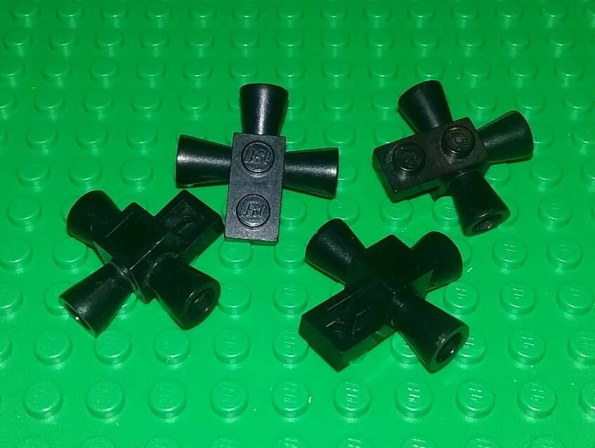 Lego Classic Space Black 2x2 Exhaust Brick Spaceships Planes