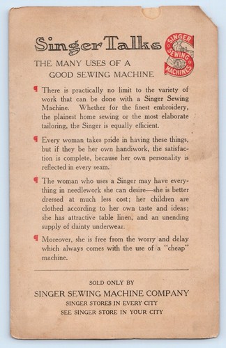 Tarjeta comercial fotográfica Dawson Klondike Steamer's Arrival Singer Sewing Co. c.1908 - Imagen 2 de 2