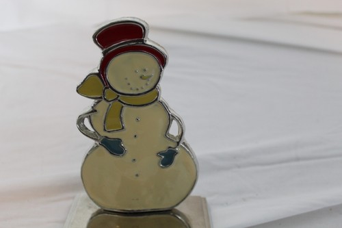 Snowman Stocking Holder with Hat Scarf and Mittens - Picture 3 of 3