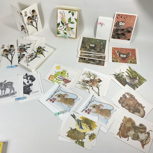 VTG HALLMARK , Mats Stage, Karen Knuth, J Sharkey Thomas  Notes Card Lot Of 30 - Picture 1 of 20