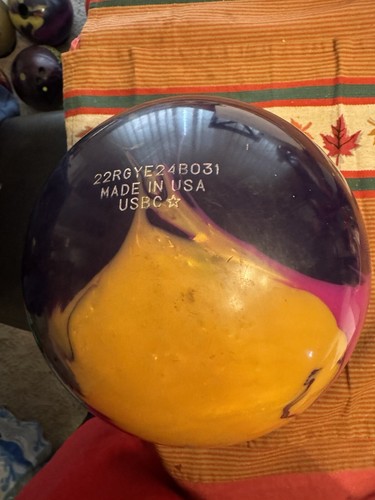 Roto Grip Gem Bowling Ball 14 Lbs. Used Over Seas Ball. Low Games - Picture 3 of 5