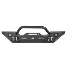 Hooke Road Off-Road Front Rear Bumper w/Tire Carrier For Jeep Wrangler JK 07-18