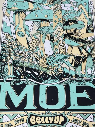 "Tyler Stout ""Moe. Solana Beach"" 2018 S/N Posterdruck AP Edition - LE von 40 - Bild 2 von 3