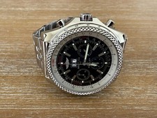 BREITLING BENTLEY 6.75 BLACK DIAL CHRONOGRAPH STAINLESS STEEL A4436212/B728 6