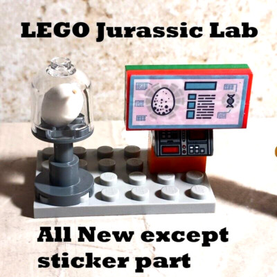 LEGO Science Lab JURASSIC Dinosaur Egg Experiment Nursery Computer Console Watch