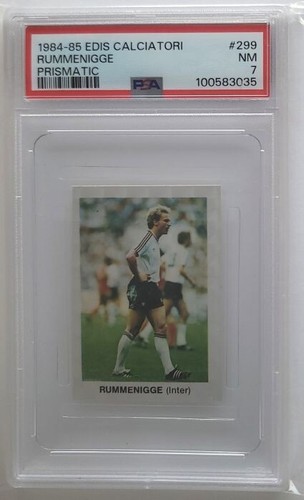 1984-85 EDIS Calciatori Karl Heinz Rummenigge Prismatic #299 PSA 7 - Picture 1 of 2