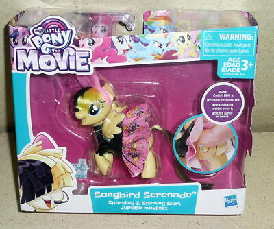 2017 MY LITTLE PONY MLP Songbird Serenade Sparkling & Spinning Skirt New In Box