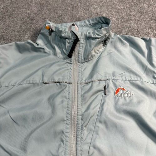 Lowe Alpine Jacket Womens Large Blue Polyester Full Zip Mock Neck Pockets Coat - Picture 7 of 16