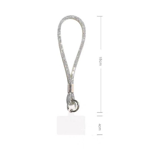 Luxury Mobile Phone Crystal Wrist Strap Glitter Rhinestone Phone Lanyard Hanging - 第 1/23 張圖片