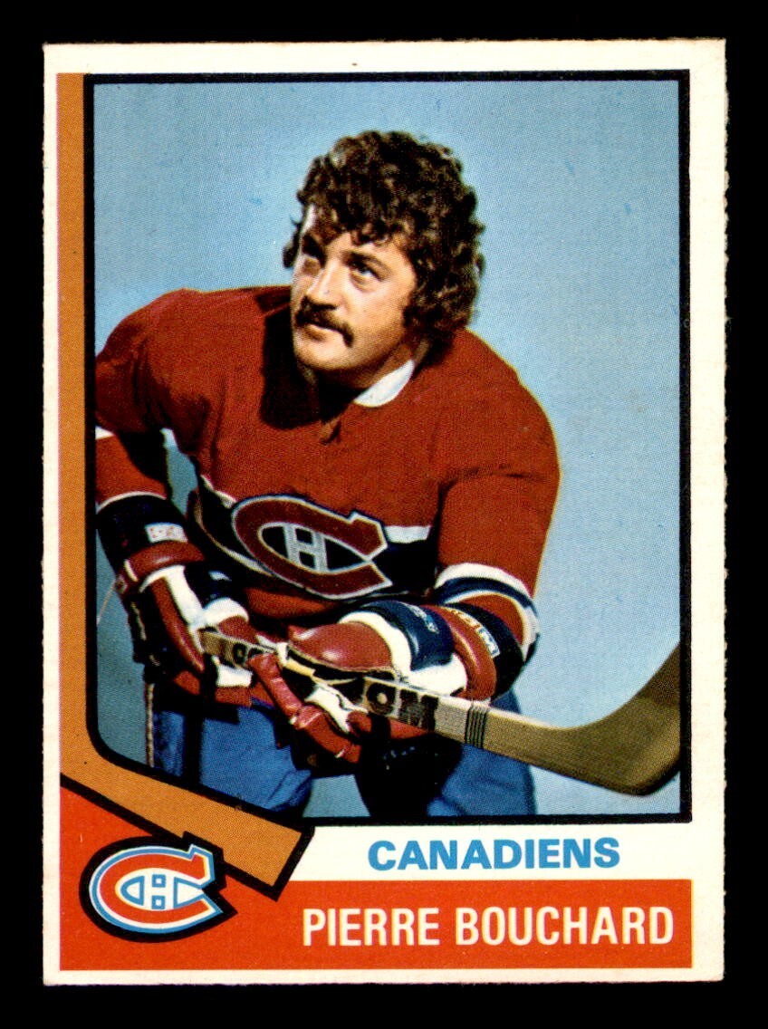 1974 OPC O-Pee-Chee Hockey #254 Pierre Bouchard EX/MT