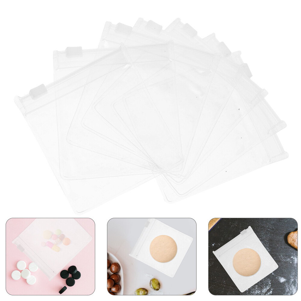 10 Pcs Kleiner Versiegelter Beutel Transparent Schmuckbeutel