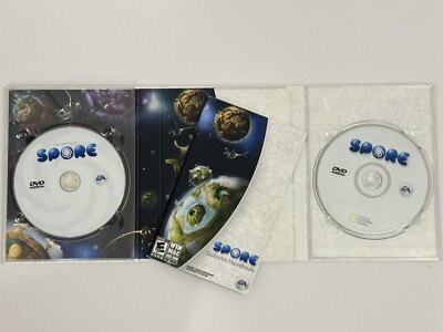 Spore: Galactic Edition (Windows/Mac, 2008) With Dlc Discs and insert
