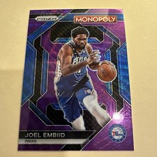 2023-24 Panini Prizm Monopoly - Prizm Skills Purple Wave Prizm #PS7 Joel Embiid