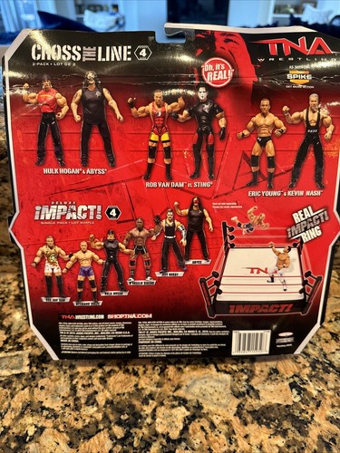 Figuras KEVIN NASH ERIC YOUNG TNA Jakks Impact Wrestling Cross the Line Serie 4 - Imagen 4 de 7